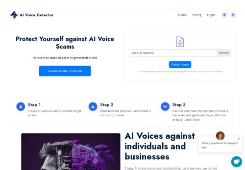 AI Voice Detector