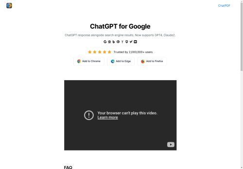 ChatGPT for Google